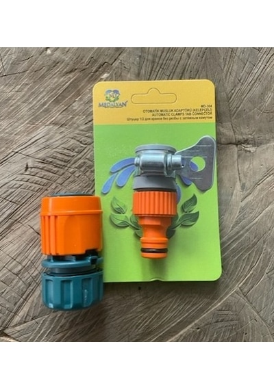 Mdl 1/2 Hortum Adaptörü Geçmeli Kelepçeli Musluk Bağlantı Adaptörlü
