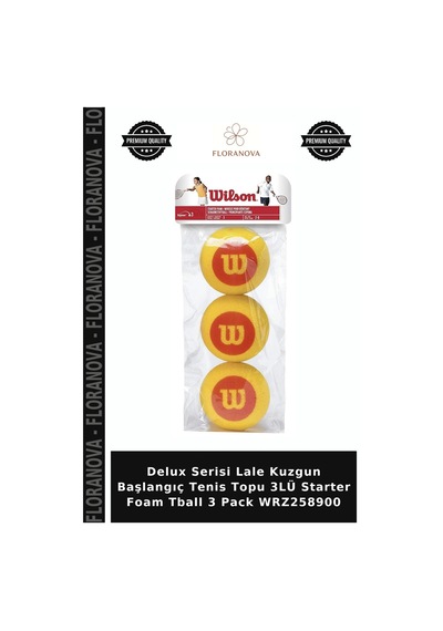 Delux Serisi Lale Kuzgun Başlangıç Tenis Topu 3lü Starter Foam Tball 3 Pack Wrz258900