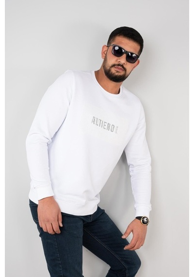 Sıfır Yaka Erkek Sweatshirt