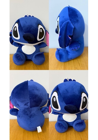 Peluş Büyük Stitch Koala Oyuncak Stich Pelüş Stiç Askılı 45 Cm Lacivert