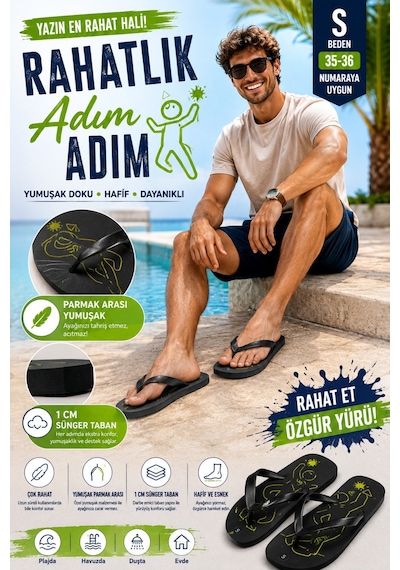 Pazarız Basic Parmak Arası Terlik Unisex Kadın Erkek Çocuk Eva Plaj Terliği Flip Flop Yazlık Deniz Havuz Günlük Kullanım Rahat Yumuşak Taban Acıtmaz Hafif Kaymaz Terlik Siyah Yeşil Pazarız Basic Parmak Arası Terlik Unisex Kadın Erkek Çocuk Eva Plaj Terliği Flip Flop Yazlık Deniz Havuz Günlük Kullanım Rahat Yumuşak Taban Acıtmaz Hafif Kaymaz Terlik Siyah Yeşil