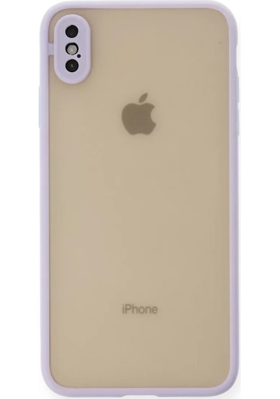 Newface Apple iPhone Uyumlu Xs Max Kılıf Montreal Silikon Kapak - Mor Diğer