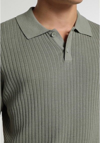 Colin's Colins Regular Fit Polo Yaka Jakarlı Erkek Yeşil Kısa Kol Kazak Cl1082368 Q1.v2 Sag Sage Colin's Colins Regular Fit Polo Yaka Jakarlı Erkek Yeşil Kısa Kol Kazak Cl1082368 Q1.v2 Sag Sage