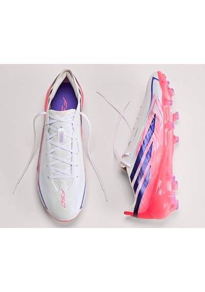 Adidas F50 Hyperfast Pro Fg Unisex Çim Zemin Kramponu Kj3438 Beyaz