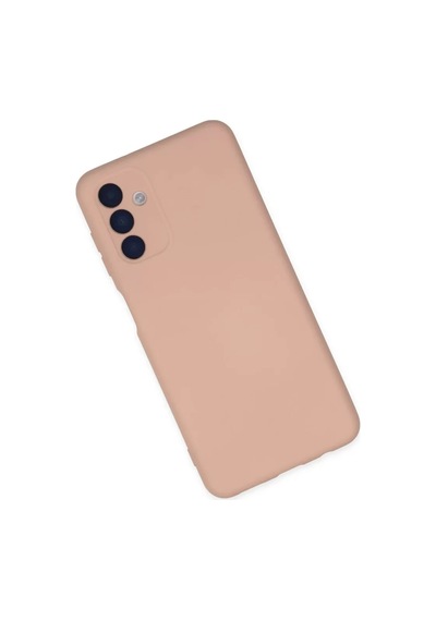 Newface Samsung Galaxy A04s Kılıf Nano İçi Kadife Silikon - Pudra