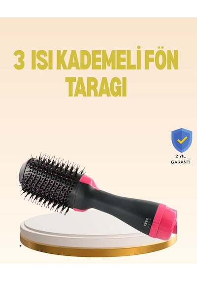 3 Isı Kademeli 1200w Saç Şekillendirme Fırçası.
