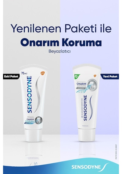 Onarım Ve Koruma Beyazlatıcı Diş Macunu 75 Ml X 2 Adet Hassasiyet