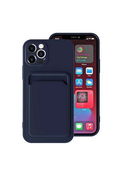 Zore İphone 12 Pro Max Uyumlu Ogaa Ofix Kılıf-lacivert