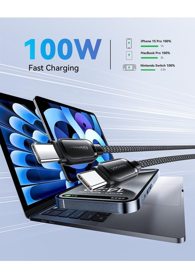 Usb C'den Usb C'ye Şarj Kablosu 100w, Manyetik Spiral Kablo, Pd Hızlı Şarj Protokolleriyle Uyumlu, Usb2.0 480mb/s'de Veri Aktarımını Destekler, Siyah 1m, İ-phone 15 İle Uyumlu Vb. Usb C'den Usb C'ye Şarj Kablosu 100w, Manyetik Spiral Kablo, Pd Hızlı Şarj Protokolleriyle Uyumlu, Usb2.0 480mb/s'de Veri Aktarımını Destekler, Siyah 1m, İ-phone 15 İle Uyumlu Vb.