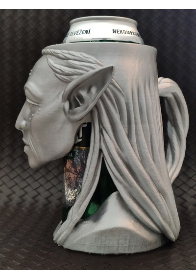 Dark Elf Elder Temalı İçecek Kutusu Tutucu Ve Dekoratif Kupa - 500ml