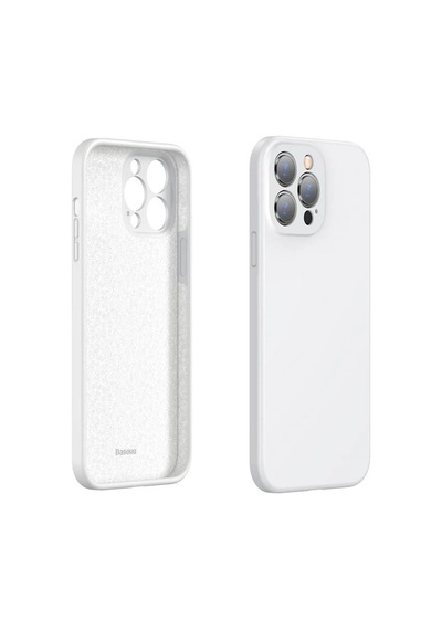 Baseus Liquid iPhone Uyumlu 13 Pro Kılıf Kamera Korumalı İçi Kadife Silikon Kılıf- 5775 Mh-hs5428-1354