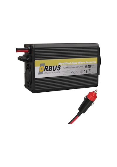 Orbus Ms150w 150w 12v Dc - 220v Ac Modifiye Araç Çakmaklık İnverteri