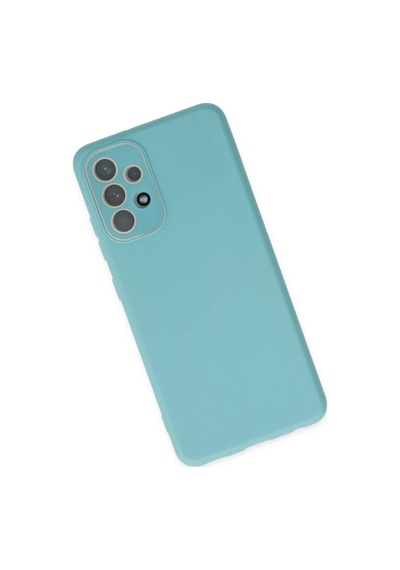 Newface Samsung Uyumlu Galaxy A33 5g Kılıf Lansman Glass Kapak - Turkuaz - Özel Seri 8683140370817