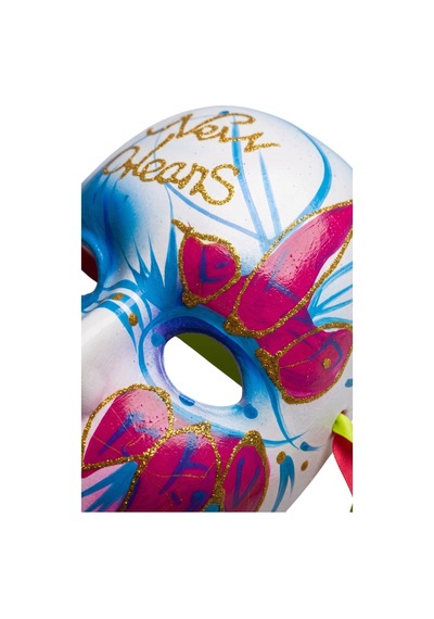 El Yapımı New Orleans Karnaval Maskesi