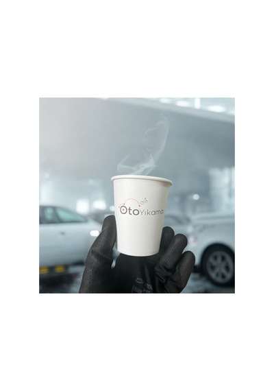 Oto Yıkama Temalı Tek Kullanımlık 7 Oz 200 Adet Üreticiden Karton Bardak 1