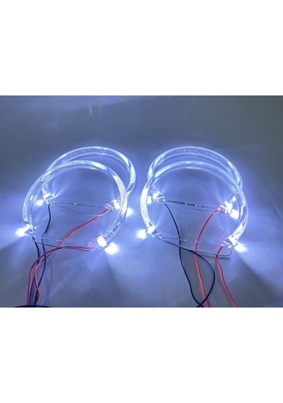 Bmw Angel Eyes 131mm 4 Adet Angel Halka Cree Led 12v