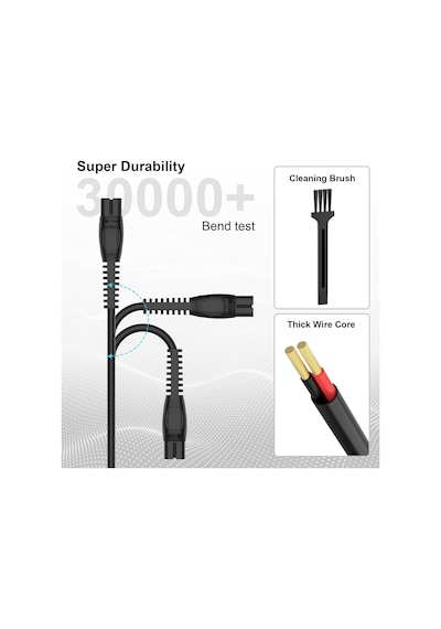 Braun Serisi 7 9 3 5 1 Vb. İçin Evrensel Tıraş Makinesi Usb Şarj Kablosu Elektrikli Tıraş Makinesi Epilatör Saç Kesme Makineleri 5v Yedek Güç Adaptörü Kablosu