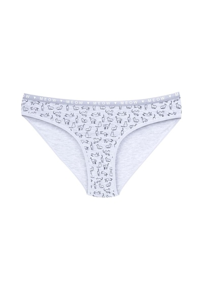 Sebatingo Kadın Külot Bikini Pamuklu Çok Renkli 7 Li Paket 37000-787 L