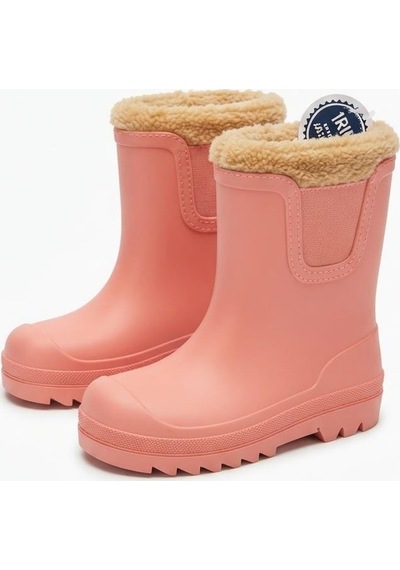 Igor W10340 402 Pembe Rosa Verona Borrego İçi Kürklü Çocuk Yağmur Çizmesi