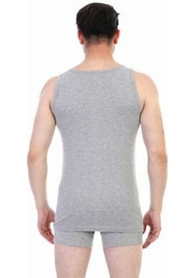 Tutku Erkek Ribana Askılı Atlet 2'li Paket Beden 5 Xl Gri