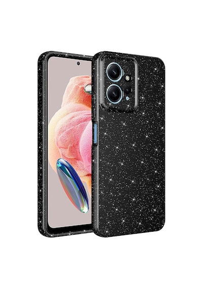 Xiaomi Redmi Note 12 4g Kılıf Kamera Korumalı Simli Silikon Üstün Koruma Pazarplus Gri