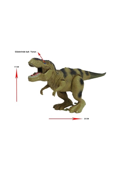 Cretaceous Pilli Sesli Yürüyen Dinazor