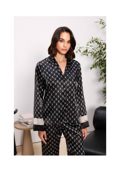 Pierre Cardin Kadın Pijama Takımı 1320.syh Siyah