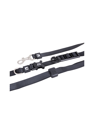 Swissplus Urban Paws Noir Black Hands-free Ayarlanabilir Köpek Kordonu 25mm Siyah