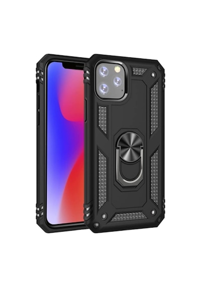 Ally Apple Uyumlu iPhone 11 Pro Max 6.5Inch Yüzüklü Kilif Armor Shockproof R 143467810 - Renk / Gri