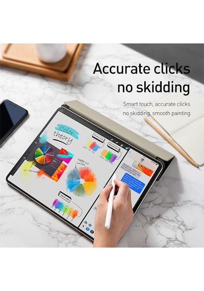 Baseus Apple Uyumlu iPad Pro 12.9 İnch 2021-2020-2018 Paper Like Film Darbe E
