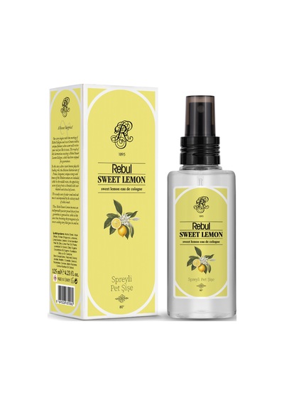 Rebul Sweet Limon Kolonya 125 Ml Spreyli Pet Şişe 6 Lı Set