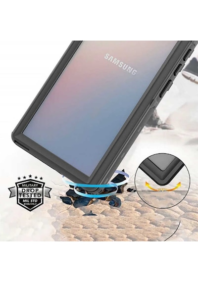 Galaxy S20 Ultra Kılıf 1-1 Su Geçirmez Kılıf (474380396) Siyah