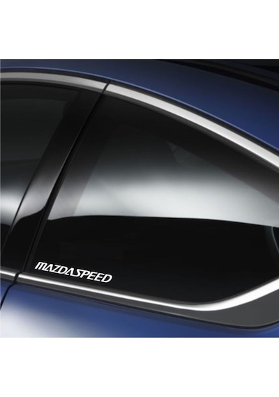 Mazda Speed Arka Cam Araç Sticker Yapıştırma 2Adet