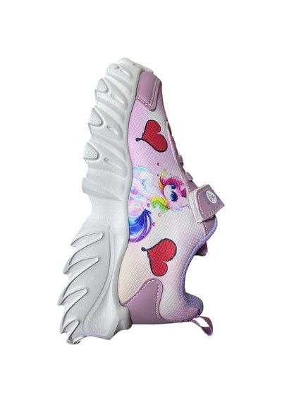 Valent Kız Çocuk Kışlık Spor Ayakkabı Pembe Lila Beyaz Kırmızı - 745163283 Pembe Lila Beyaz Kırmızı
