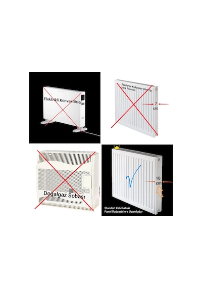 Isıtaç Petek Üstü Alüminyum Isı Yönlendirici