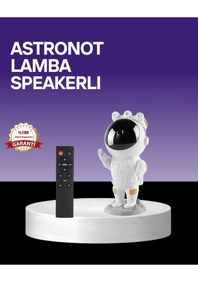Mey İthalat Dekoratif Ve Fonksiyonel Astronot Projeksiyon Aydınlatma