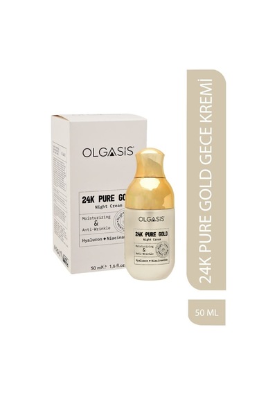 Olgasis 24k Ayar Saf Altın Nemlendirici Gece Kremi 50 Ml 16'li Paket