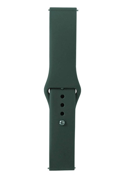 Galaxy   Uyumlu  Watch 46mm Band Serisi 22mm Klasik Kordon Silikon Strap Kayış-pine Yeşil