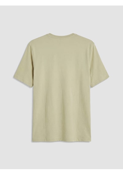 Lcwaıkıkı Classic Bej %100 Pamuklu Regular Fit Basic Tişört