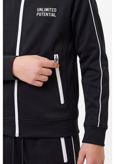 Pina Kids Erkek Çocuk Unlimited Şeritli Kapüşonlu Düz Paça Reglan Kol Dalgıç Kumaş Eşofman Takımı Esf7014 siyah Pina Kids Erkek Çocuk Unlimited Şeritli Kapüşonlu Düz Paça Reglan Kol Dalgıç Kumaş Eşofman Takımı Esf7014 siyah