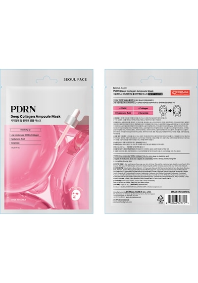 Dermal Seoulface Somon Dna Pdrn Bariyer Güçlendirici Nemlendirici Ampul Maske Kore Maskesi 23 Gr.