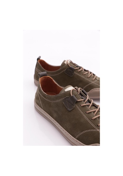 Pierre Cardin 191200 Exclusive Erkek Klasik Ayakkabı Haki Nubuk