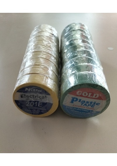 Elektrik Bantı Sarı Ve Yeşil - 10 Arlı Paket - 2 Adet 20 Adet