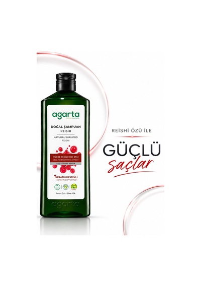 Agarta Yıpranmış Saçlar İçin Yenileyici Reishi Yapılandıricı Şampuan 400 ML