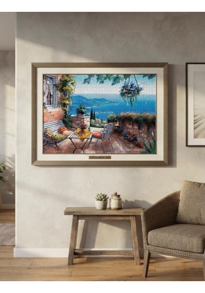 Göç Yolu Ve Limana Karşı İkili Set - 1000 + 500 Parça İkili Puzzle Seti