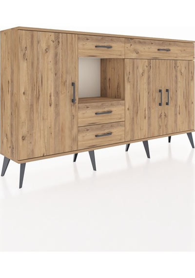 Arges Konsol 4 Raflı 4 Çekmeceli 3 Kapaklı 176x30x99 Çam-çam Atlas Çam - Atlas Çam Arges Konsol 4 Raflı 4 Çekmeceli 3 Kapaklı 176x30x99 Çam-çam Atlas Çam - Atlas Çam