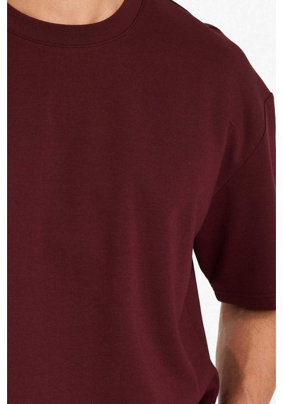 Defacto Nefes Alabilen Oversize Tişört X3926az26spbr505 Bordo-br505