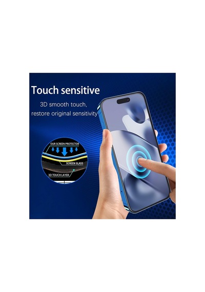 Apple iPhone Uyumlu 16 Pro Max Nano Ekran Koruyucu Kırılmaz Cam - İnce Ve Esnek