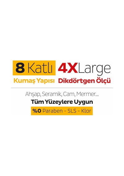 Sleepy Easy Clean Arap Sabunu Katkılı Mopa Uyumlu Yer Temizlik Havlusu&Mendili 50 Yaprak