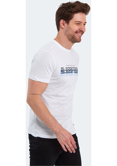 Slazenger PALLU I Erkek  Beyaz Tişört